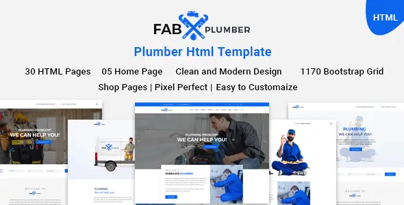 Fab Plumber website design