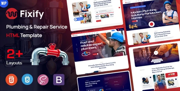 Fixify plumber website design